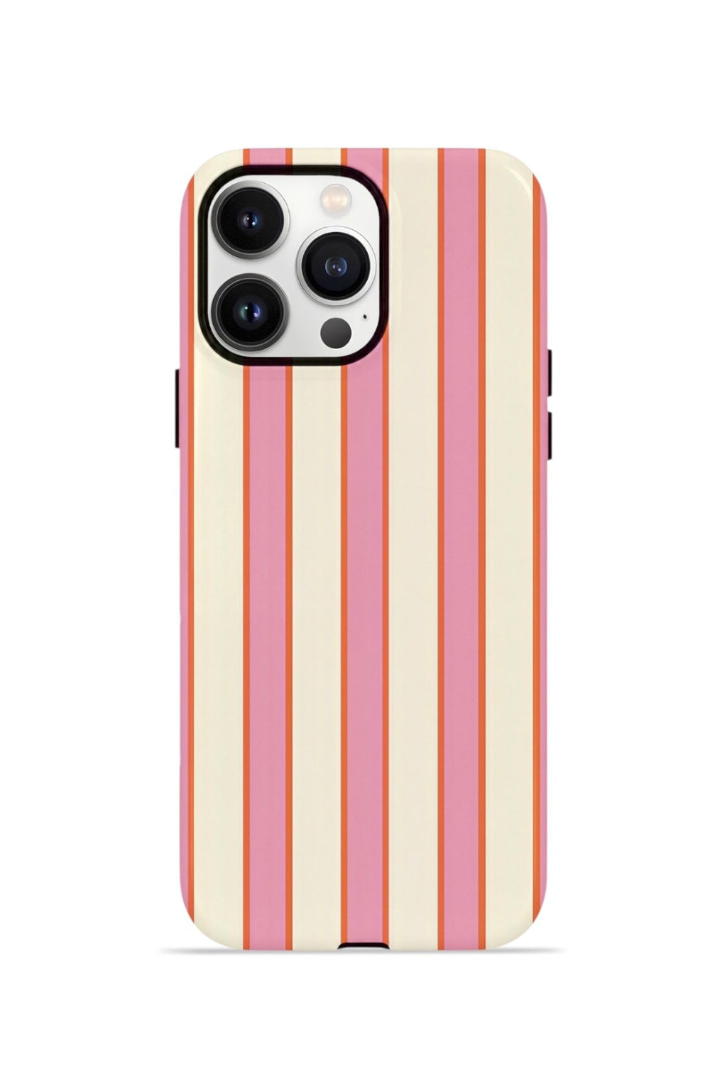 iPhone 14 Pro Vorian Çift Katmanlı MagSafe Kılıf Sunset Candy Stripe