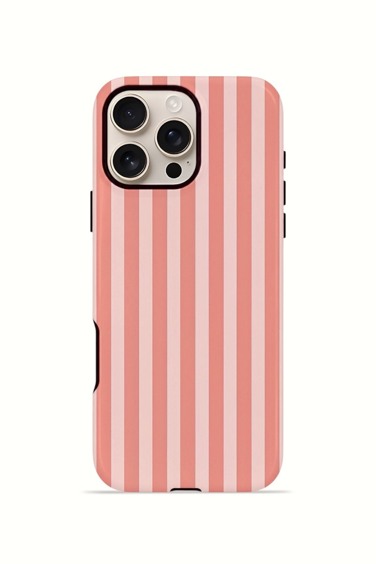 iPhone 16 Pro Max Vorian Çift Katmanlı MagSafe Kılıf Coral Riviera Stripe