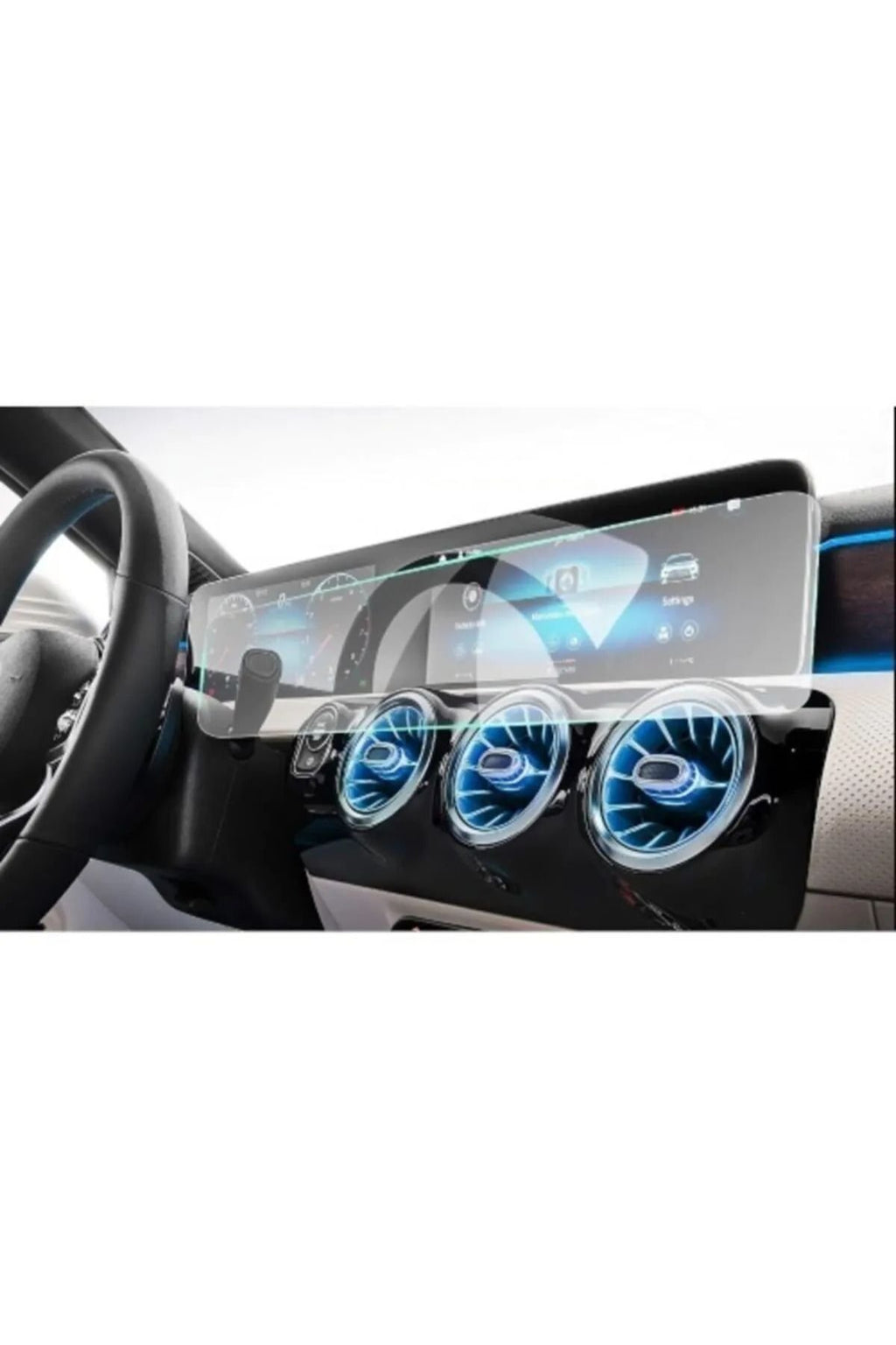 Mercedes GLA 200 2021-2023 Navigasyon Bilgi Ekranı Ve Dijital Gösterge Ekran Nano Koruyucu
