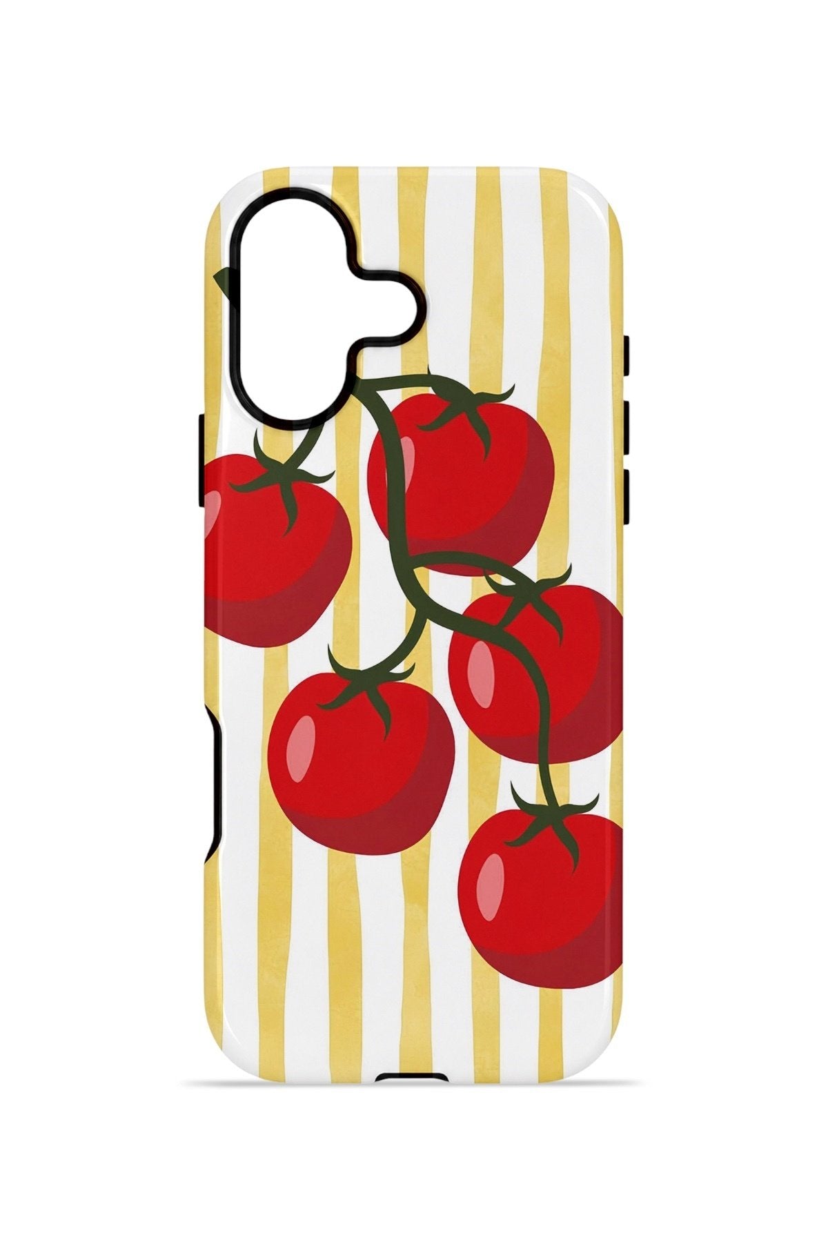 iPhone 16 Plus Vorian Çift Katmanlı Kılıf Tomato Market Stripe