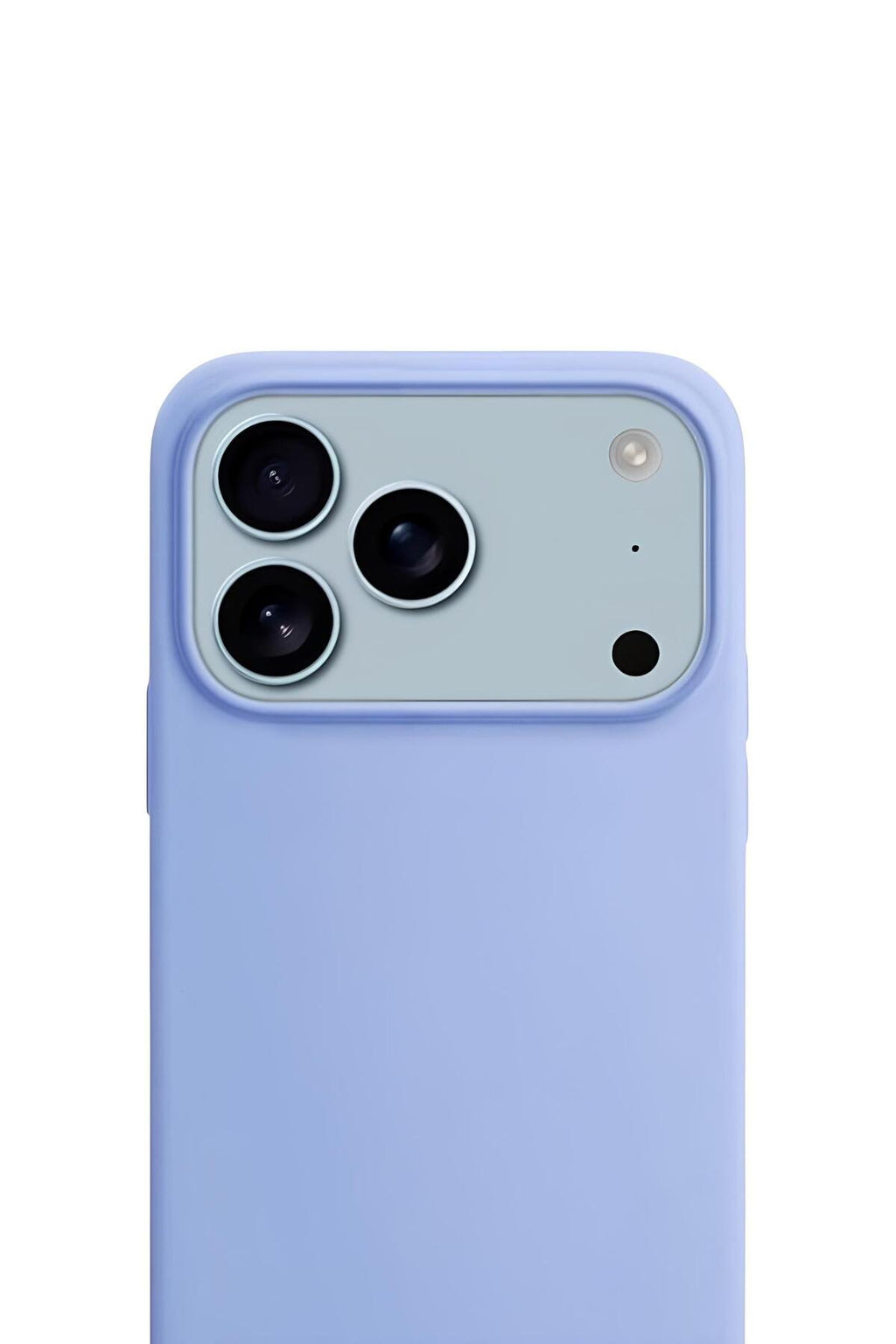 iPhone 17 Pro Max Soft Touch Lansman Silikon Kılıf Gökyüzü Mavi