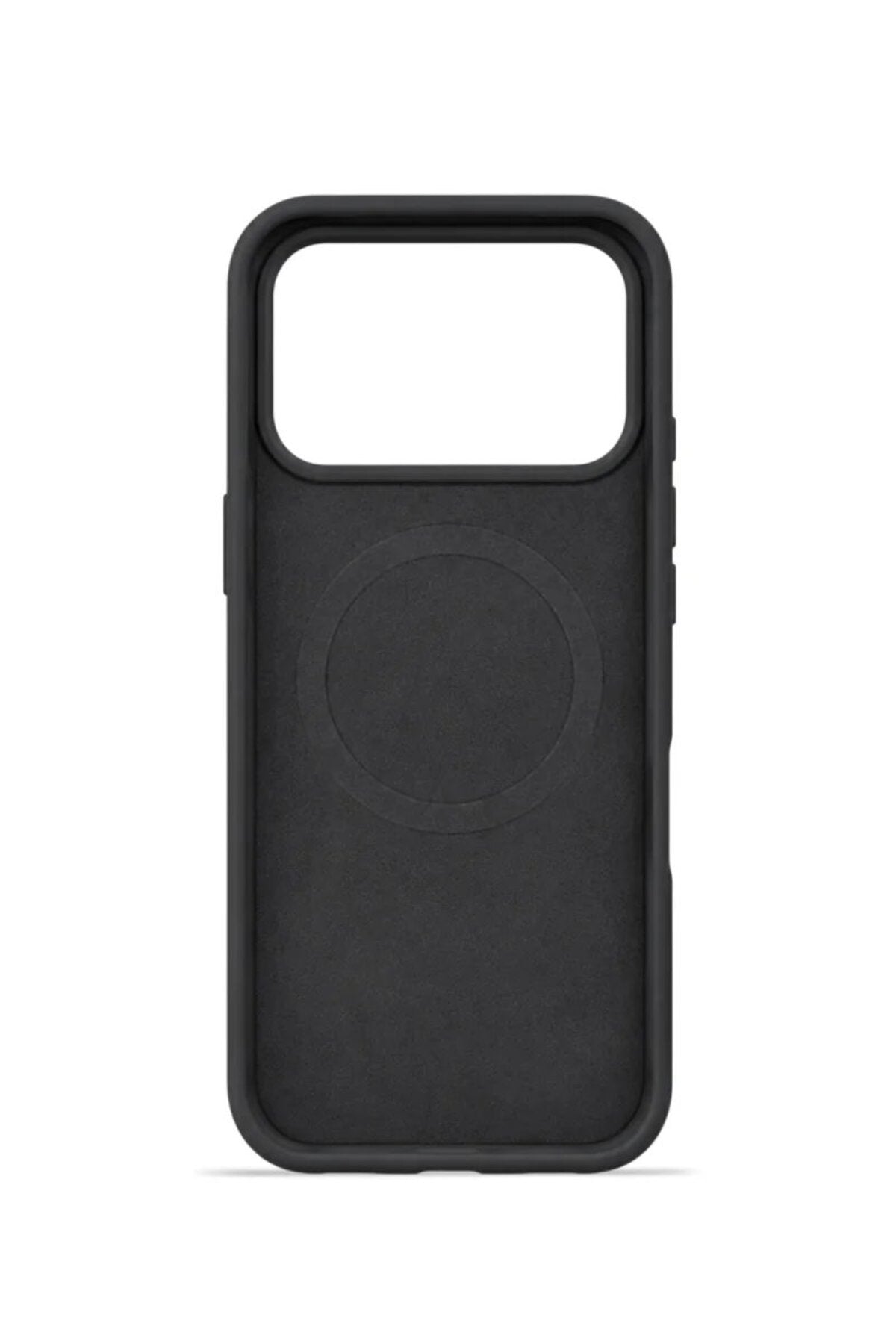 iPhone 17 Pro Max Mag Core Akıllı MagSafe Animasyonlu Silikon Kılıf Siyah