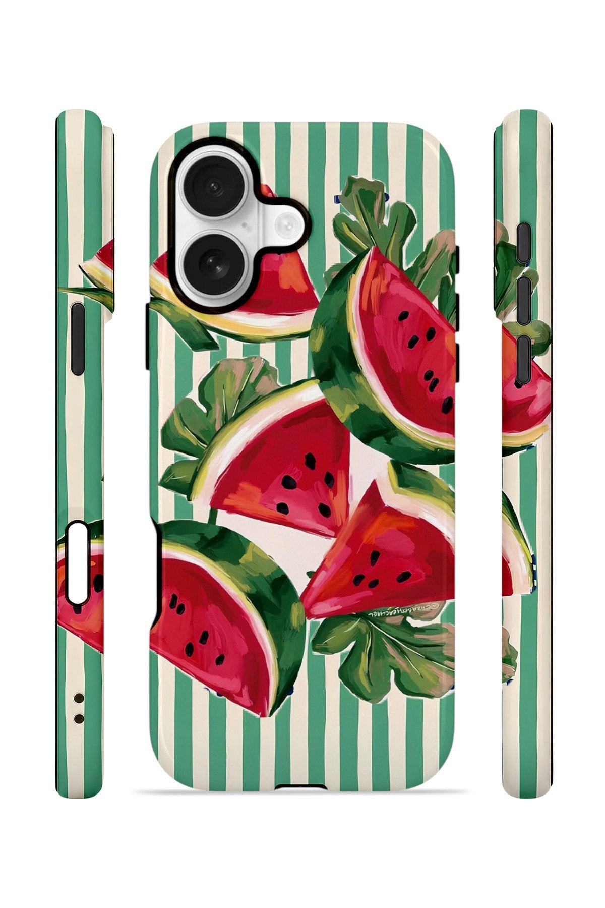 iPhone 16 Plus Vorian Çift Katmanlı Kılıf Watermelon Cabana