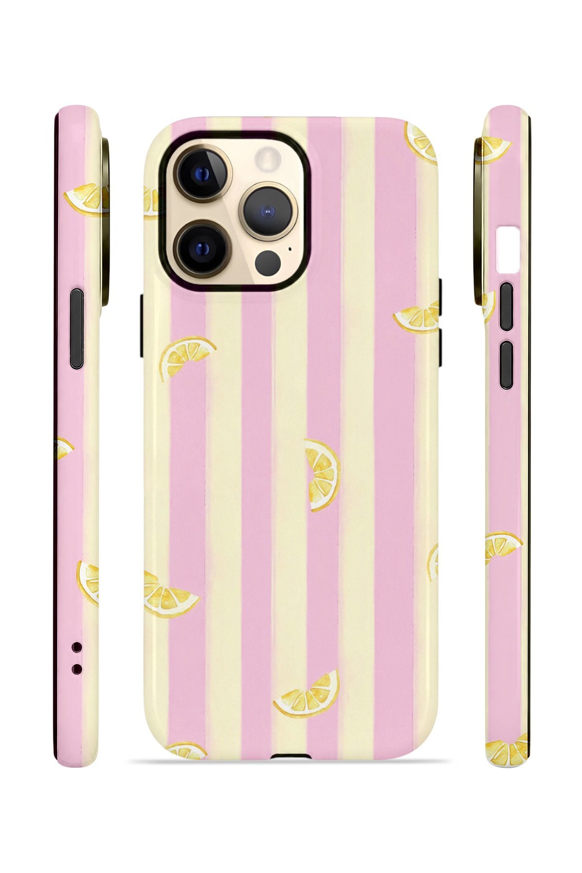iPhone 13 Pro Vorian Çift Katmanlı Kılıf Pink Lemon Parade