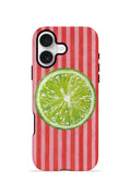 iPhone 16 Plus Vorian Çift Katmanlı MagSafe Kılıf Lime Slice Pop