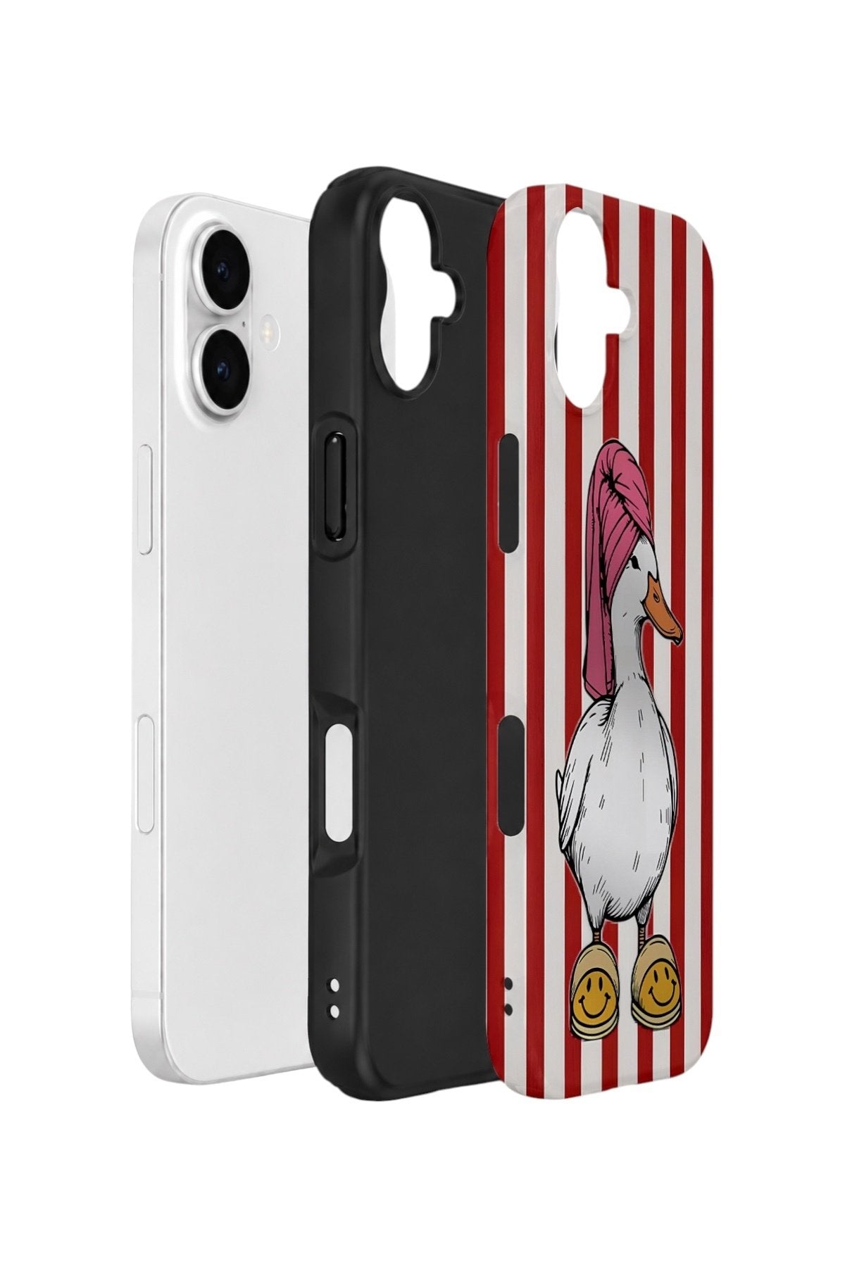 iPhone 16 Vorian Çift Katmanlı Kılıf Duchess Duck