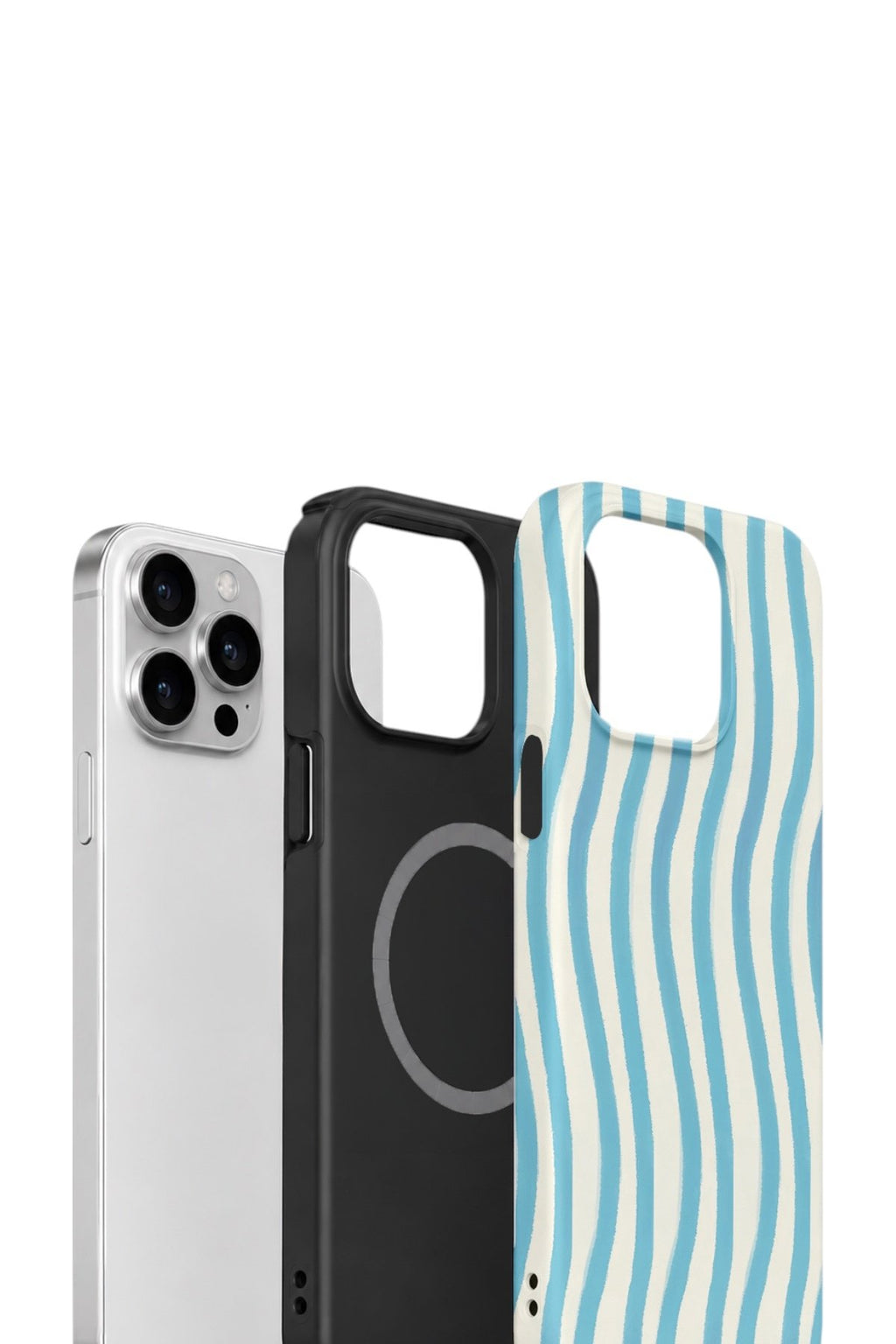 iPhone 15 Pro Vorian Çift Katmanlı MagSafe Kılıf Aqua Wave Riviera