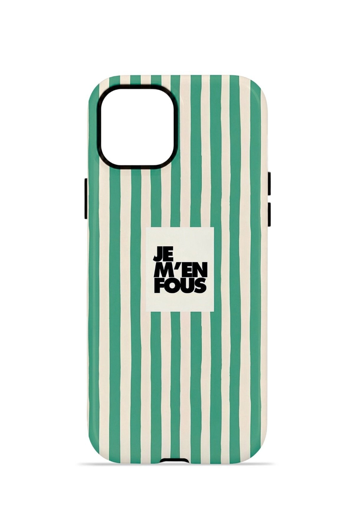 iPhone 15 Plus Vorian Çift Katmanlı Kılıf Je M En Fous Green