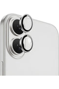 iPhone 16 - 16 Plus Metal Kamera Koruyucu Lens Gümüş