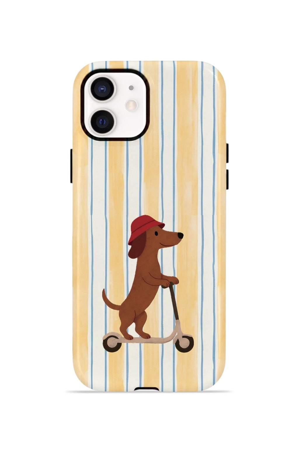 iPhone 11 Vorian Çift Katmanlı Kılıf Dachshund Riviera