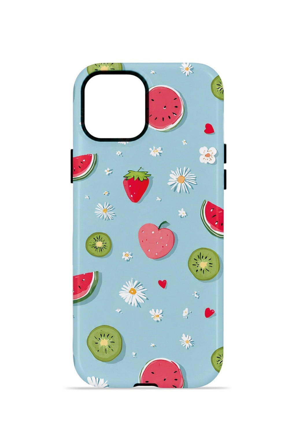 iPhone 12 Vorian Çift Katmanlı MagSafe Kılıf Fruit Confetti Sky