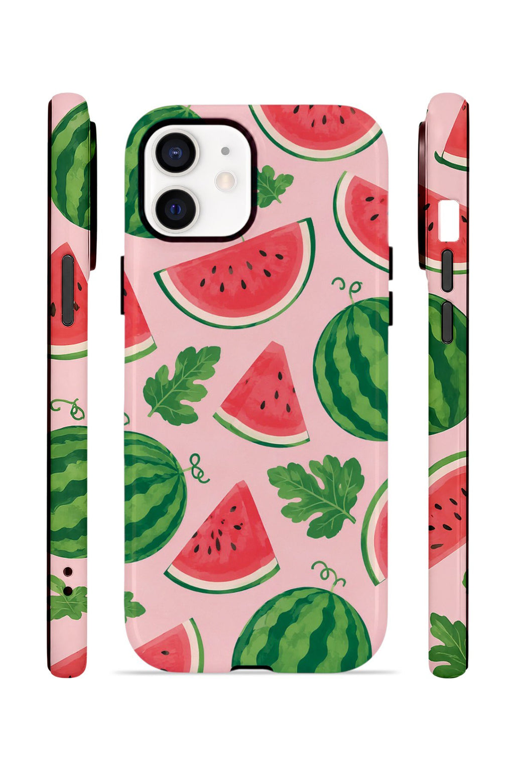 iPhone 11 Vorian Çift Katmanlı Kılıf Watermelon Garden Party