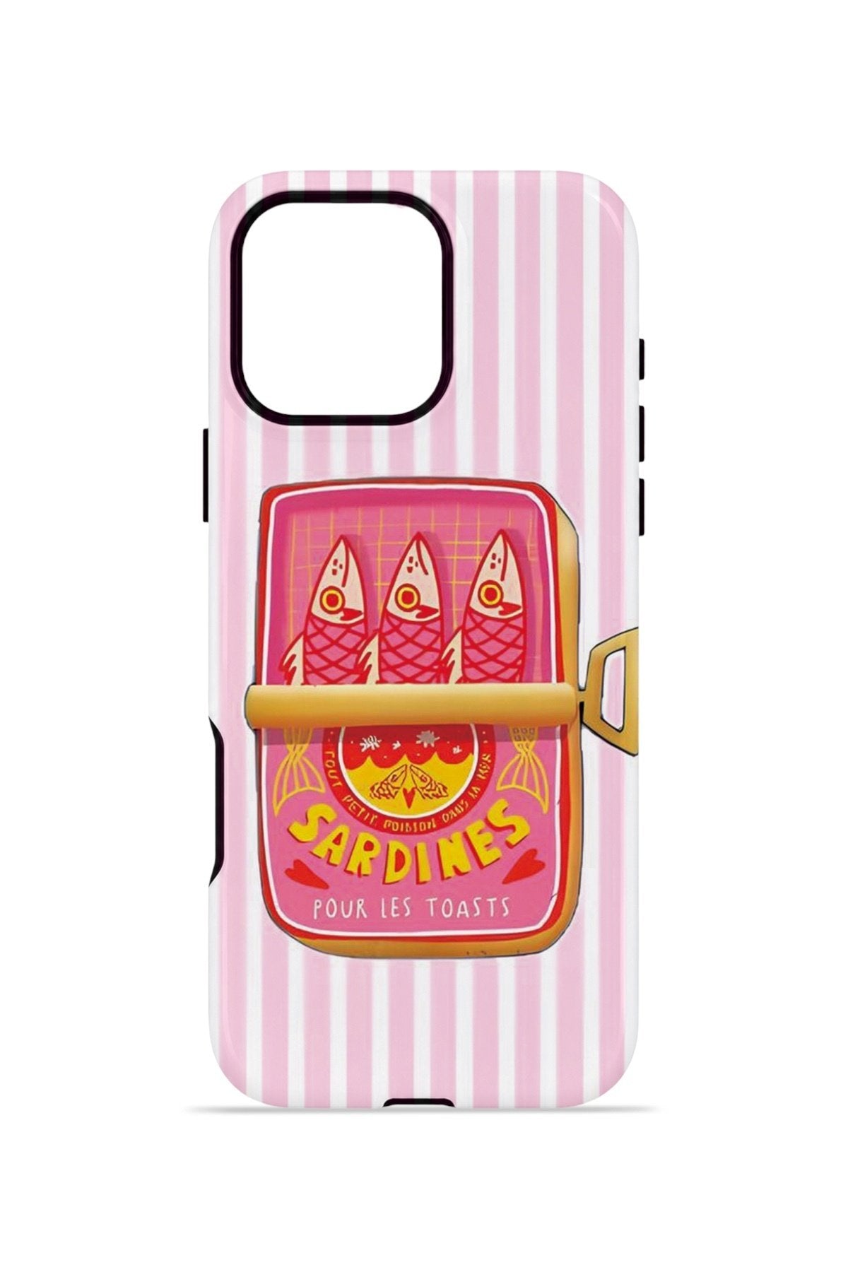 iPhone 16 Pro Max Vorian Çift Katmanlı Kılıf Sardine Club Pink