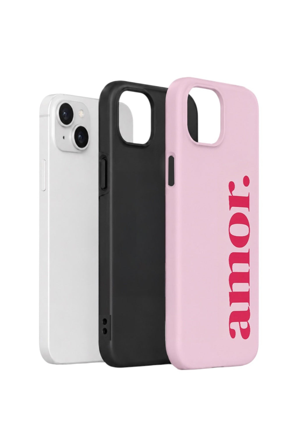 iPhone 14 Vorian Çift Katmanlı Kılıf Amour Pink