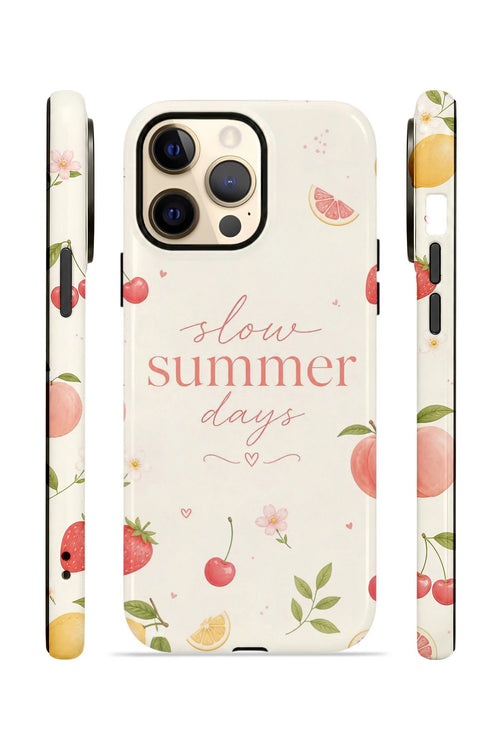 iPhone 13 Pro Max Vorian Çift Katmanlı Kılıf Slow Summer Days
