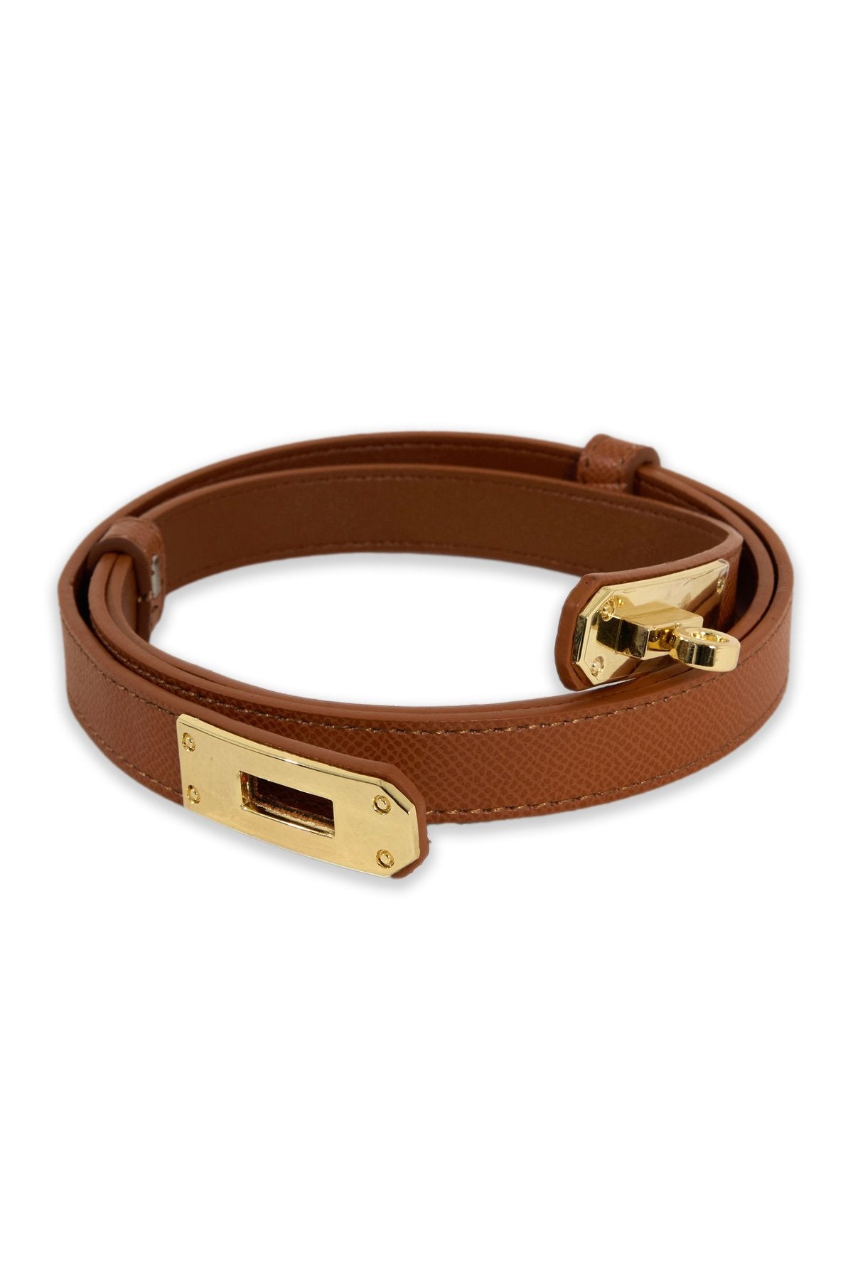 Kahverengi Epsom Deri Ayarlanabilir Kelly Kemer