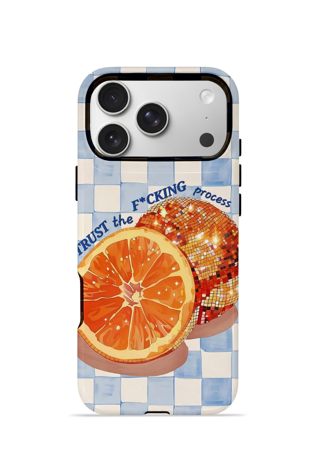 iPhone 17 Pro Max Vorian Çift Katmanlı MagSafe Kılıf Orange Press Collage