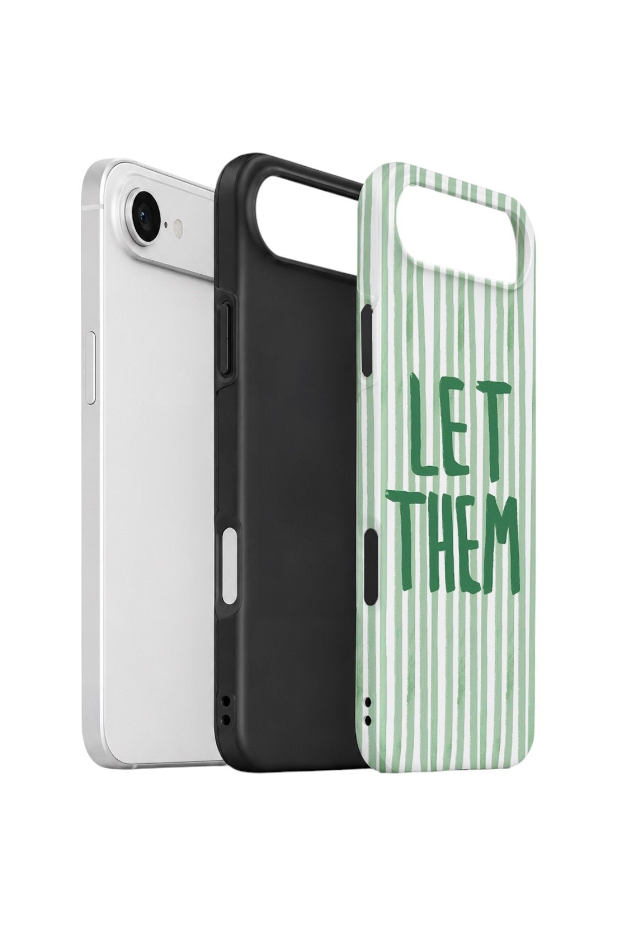 iPhone 17 Air Vorian Çift Katmanlı Kılıf Let Them Green