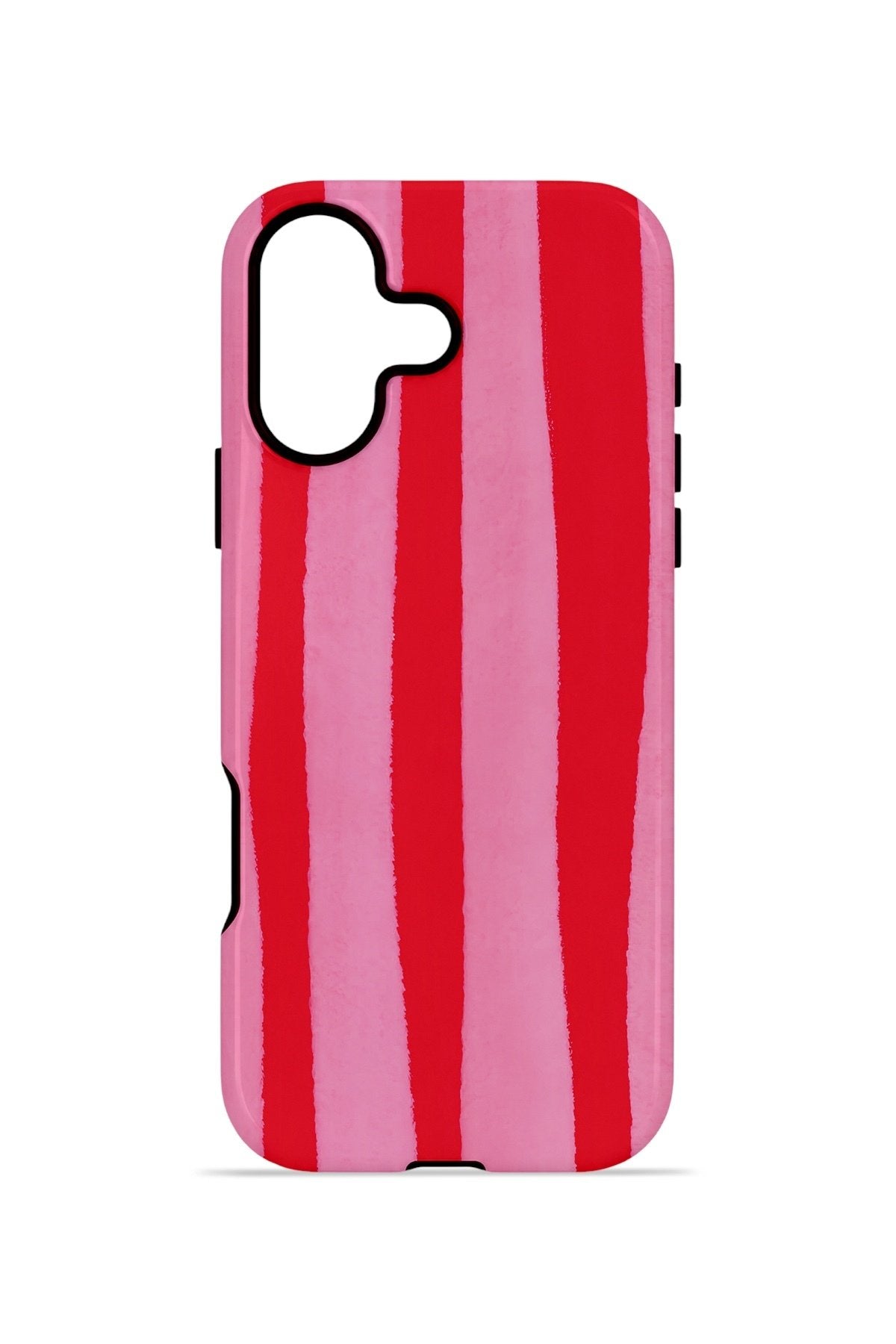 iPhone 17 Vorian Çift Katmanlı Kılıf Raspberry Bold Stripe