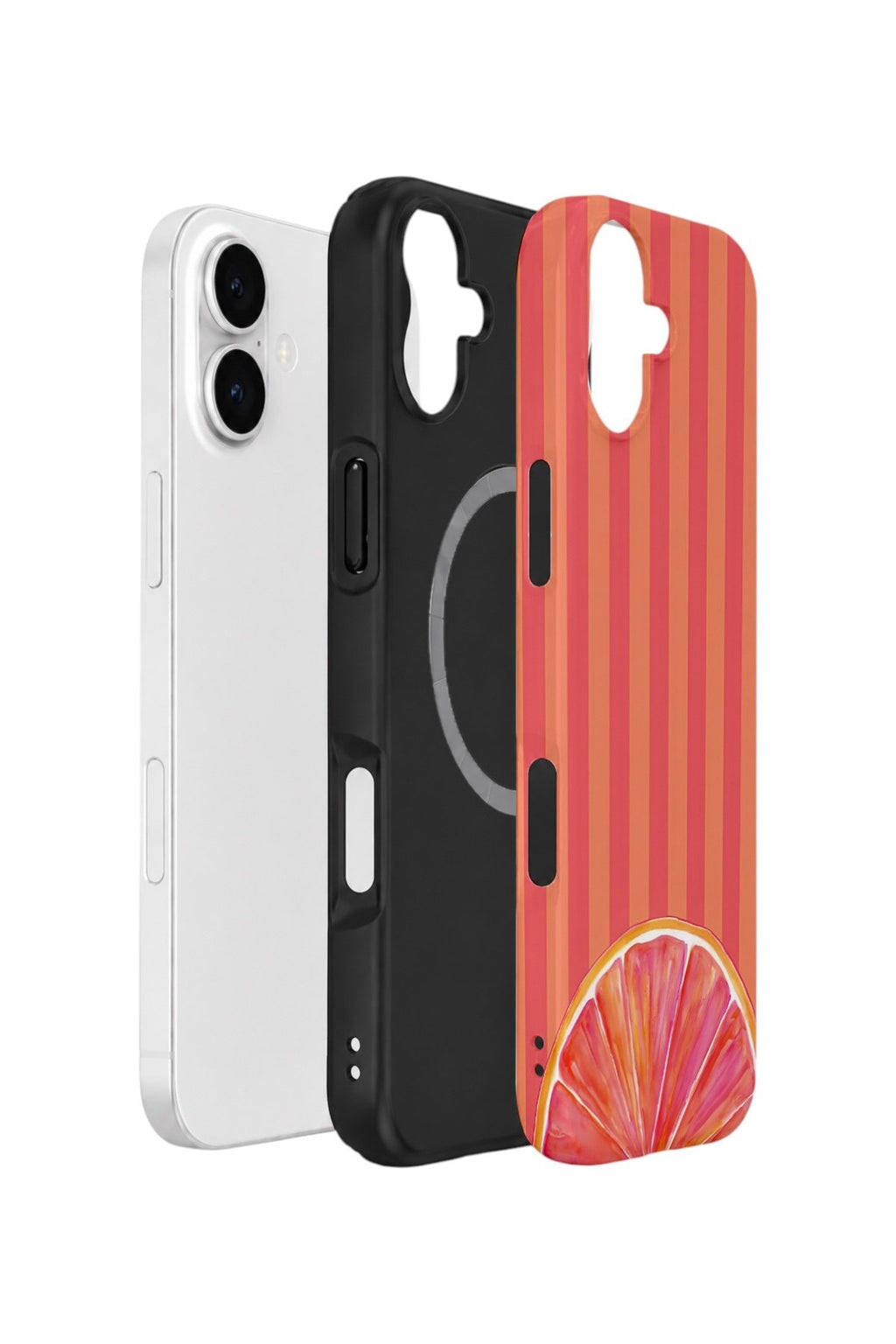 iPhone 16 Plus Vorian Çift Katmanlı MagSafe Kılıf Grapefruit Sunset