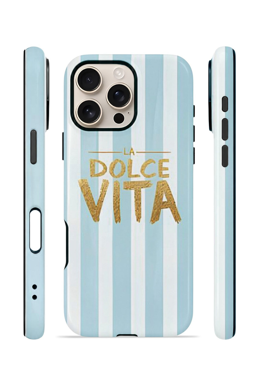 iPhone 16 Pro Vorian Çift Katmanlı Kılıf La Dolce Vita Blue