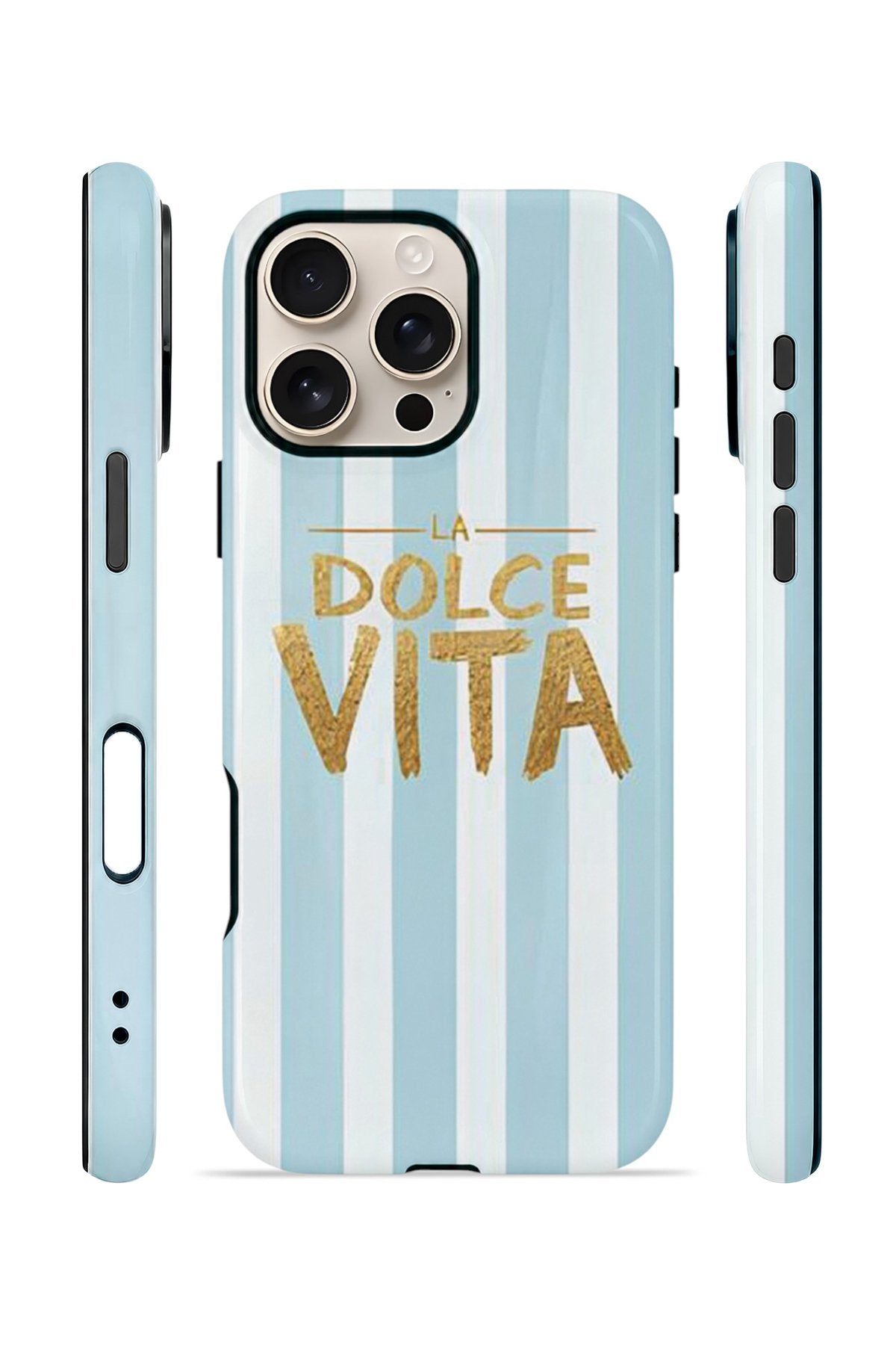 iPhone 16 Pro Vorian Çift Katmanlı Kılıf La Dolce Vita Blue