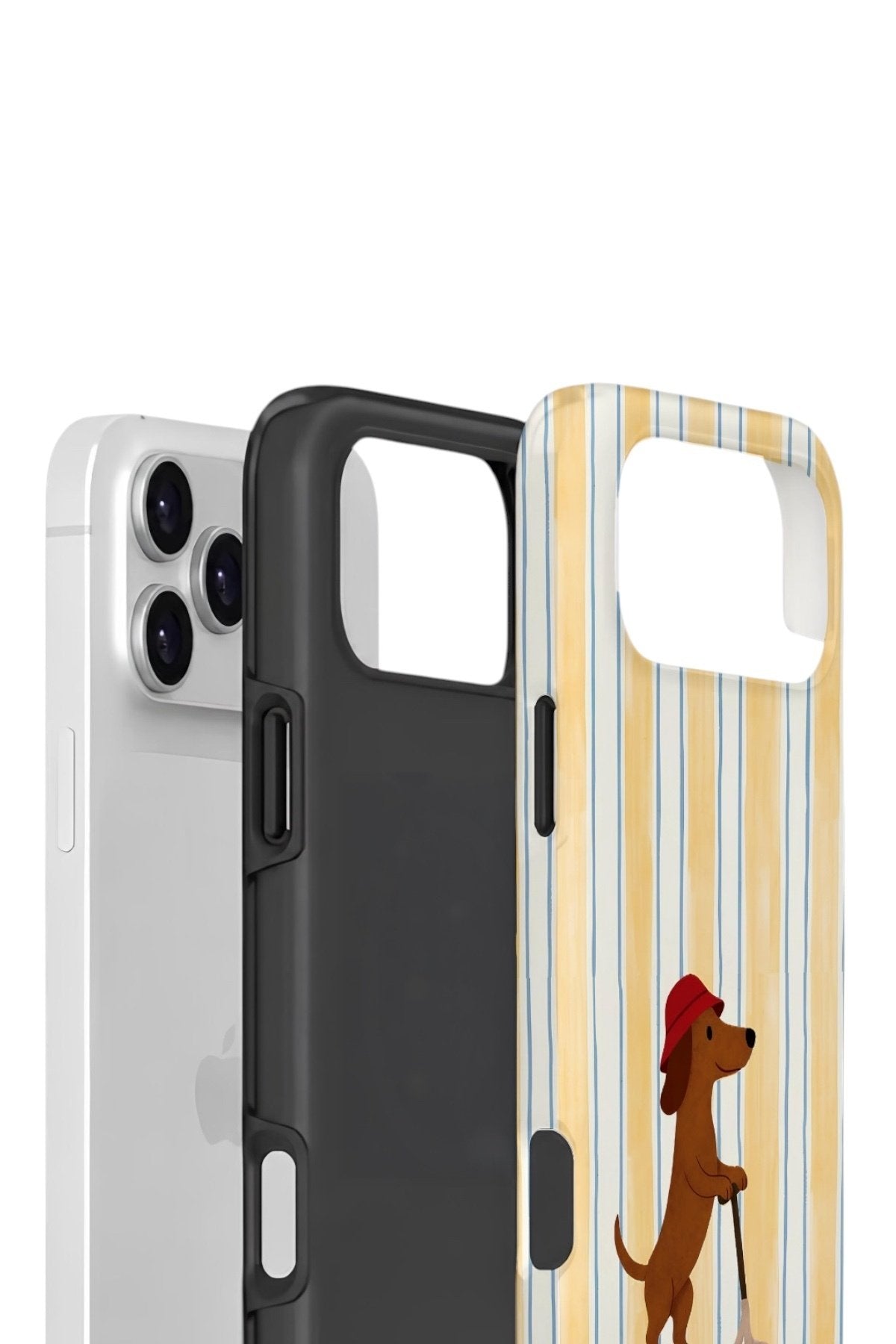 iPhone 17 Pro Max Vorian Çift Katmanlı Kılıf Dachshund Riviera