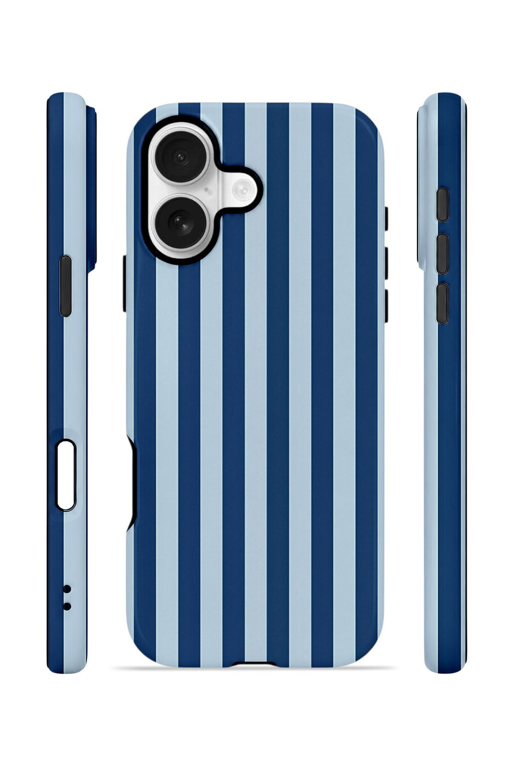 iPhone 16 Vorian Çift Katmanlı Kılıf Deep Blue Riviera