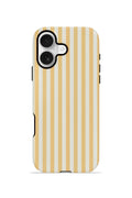 iPhone 17 Vorian Çift Katmanlı MagSafe Kılıf Vanilla Pinstripe