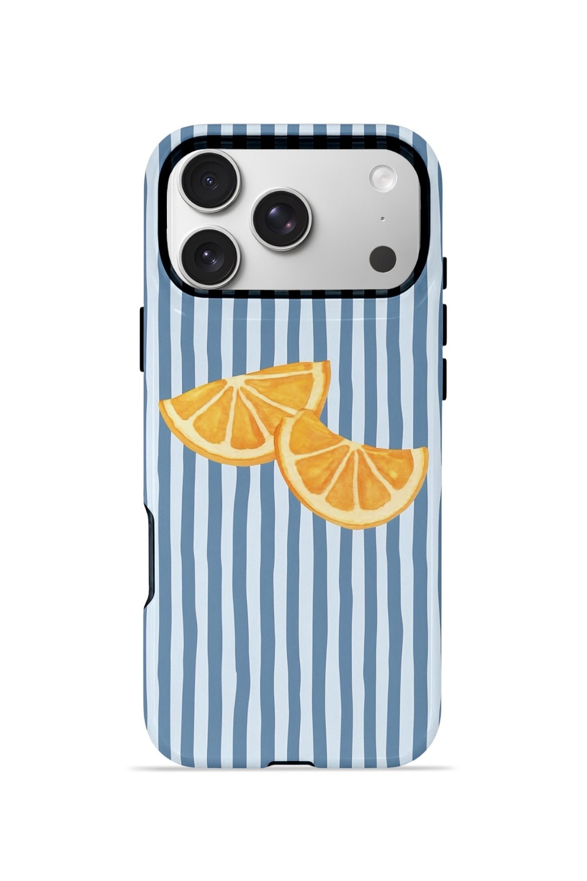 iPhone 17 Pro Vorian Çift Katmanlı Kılıf Blue Orange Slices