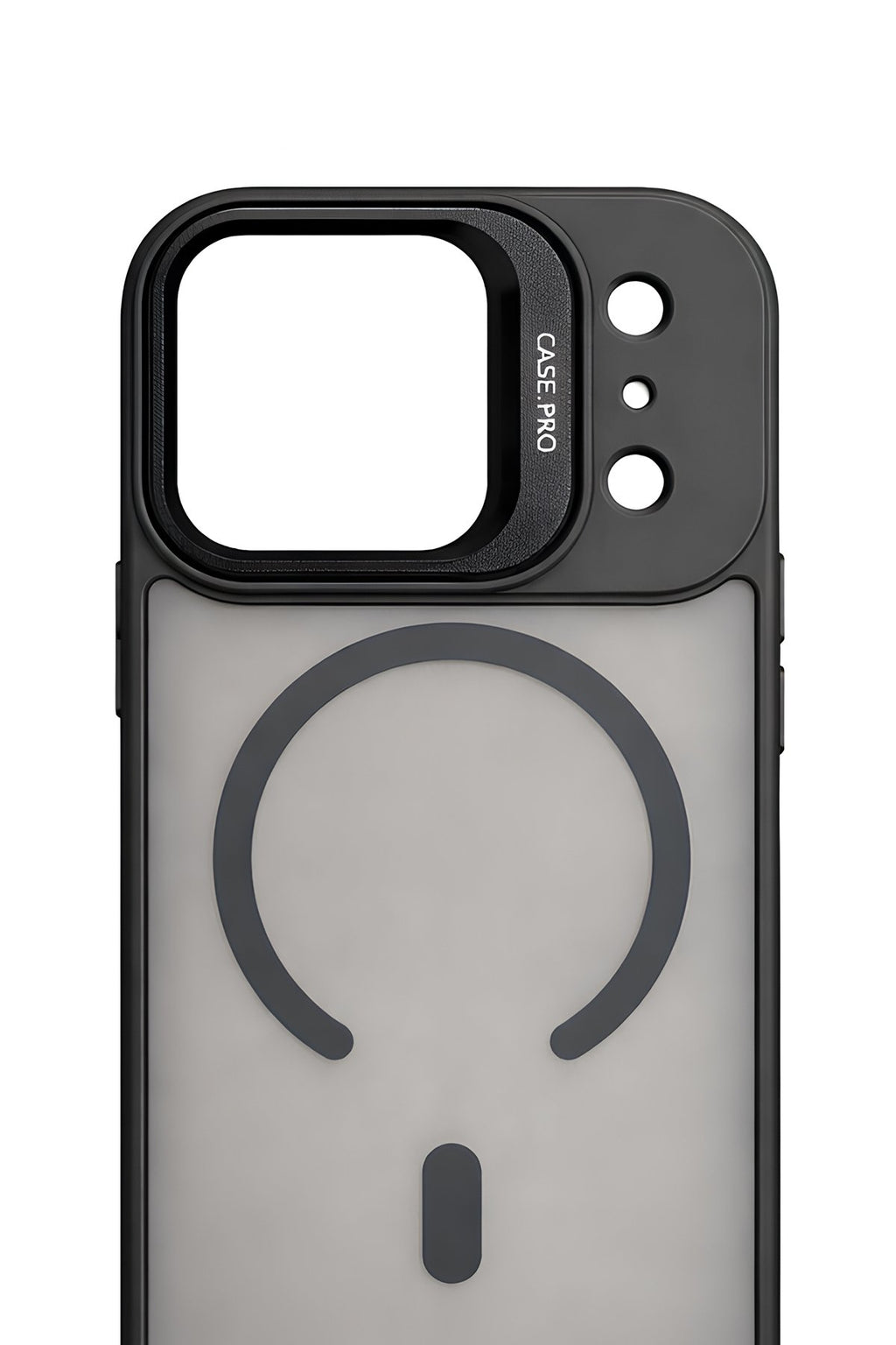 iPhone 17 Pro 6.3'' Cyrenn MagSafe Kılıf + Lens Koruyucu Mat Siyah
