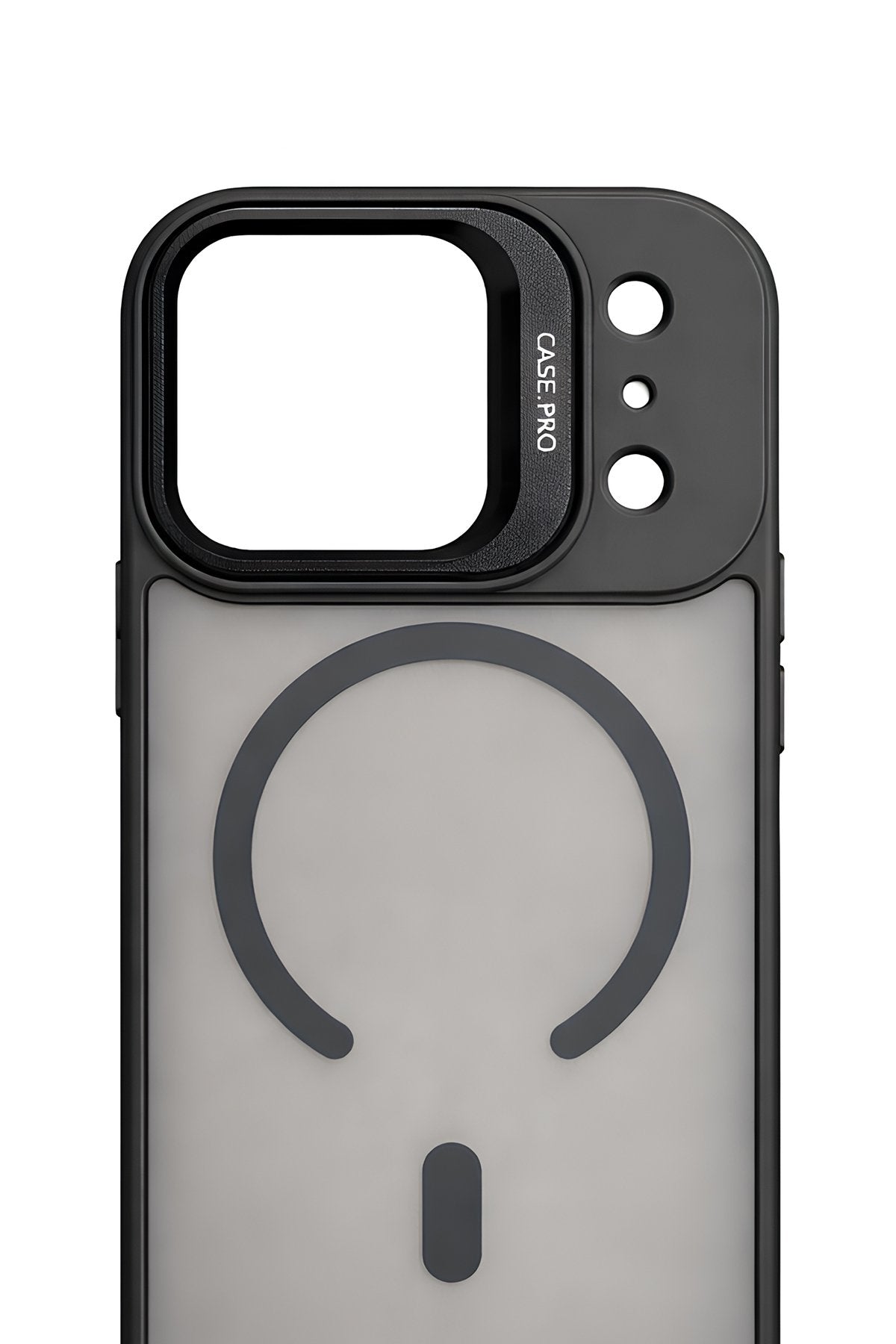 iPhone 17 Pro 6.3'' Cyrenn MagSafe Kılıf + Lens Koruyucu Mat Siyah