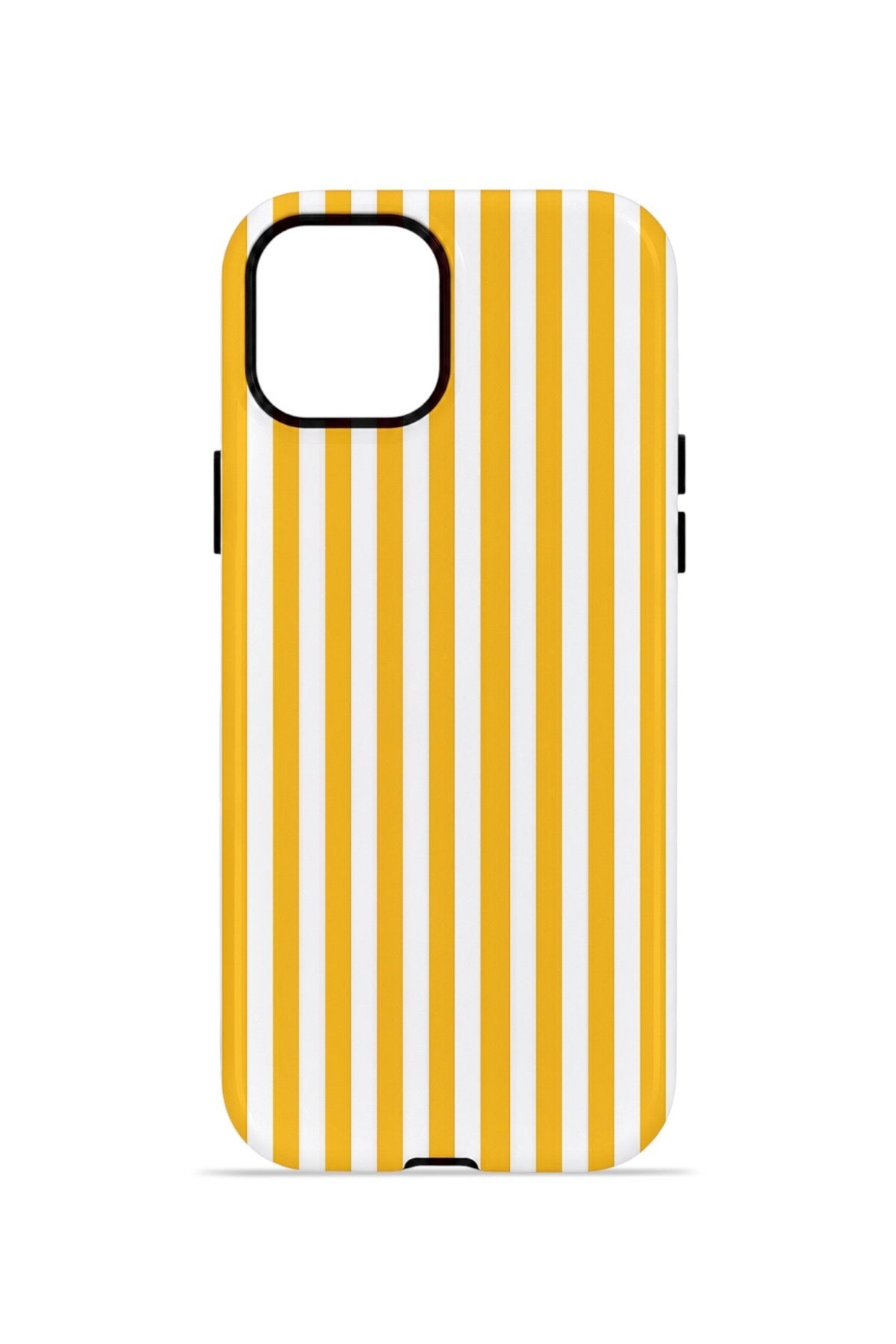 iPhone 14 Plus Vorian Çift Katmanlı Kılıf Golden Pinstripe