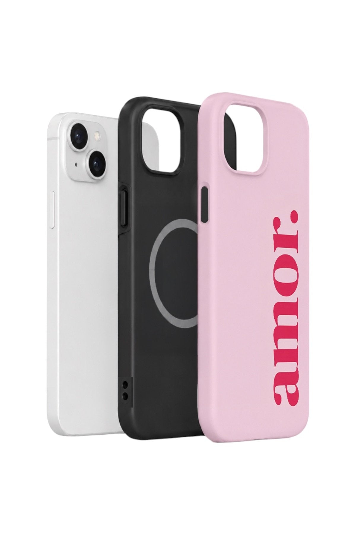 iPhone 14 Vorian Çift Katmanlı MagSafe Kılıf Amour Pink