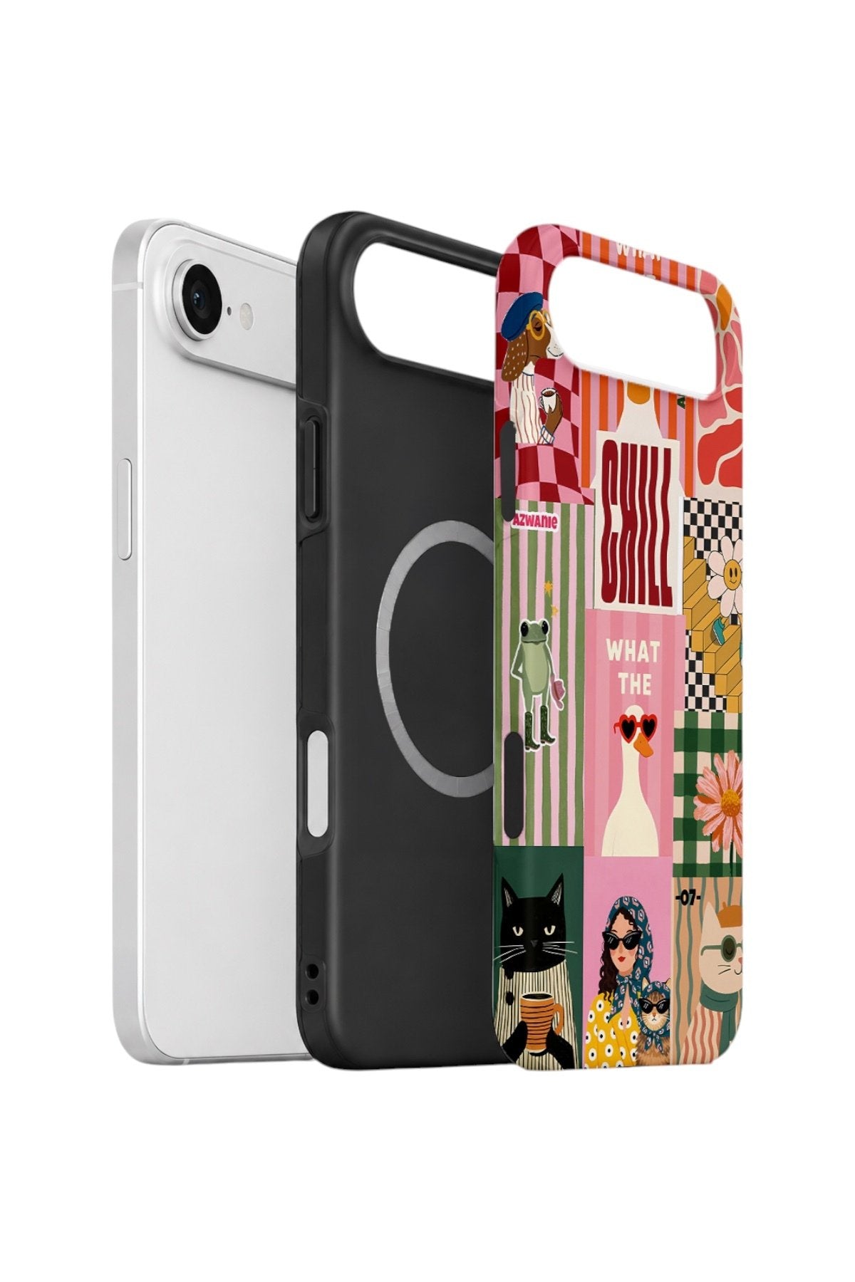 iPhone 17 Air Vorian Çift Katmanlı MagSafe Kılıf Dolce Vita Collage