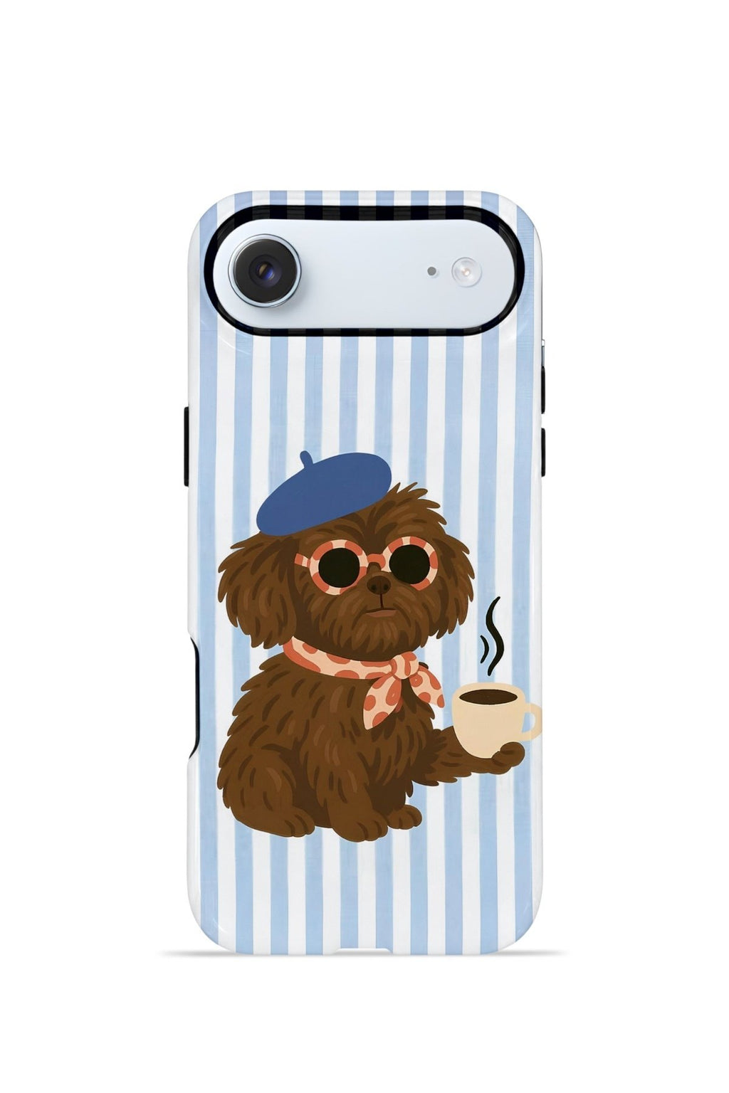 iPhone 17 Air Vorian Çift Katmanlı MagSafe Kılıf Cafe Dog Riviera