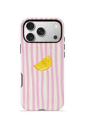 iPhone 17 Pro Vorian Çift Katmanlı Kılıf Pink Lemon Drop