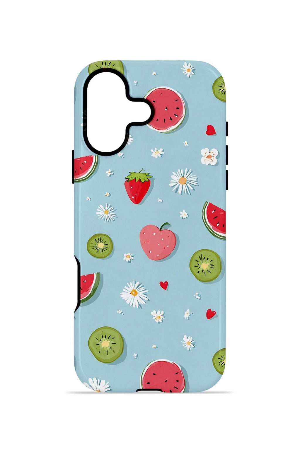 iPhone 16 Vorian Çift Katmanlı Kılıf Fruit Confetti Sky