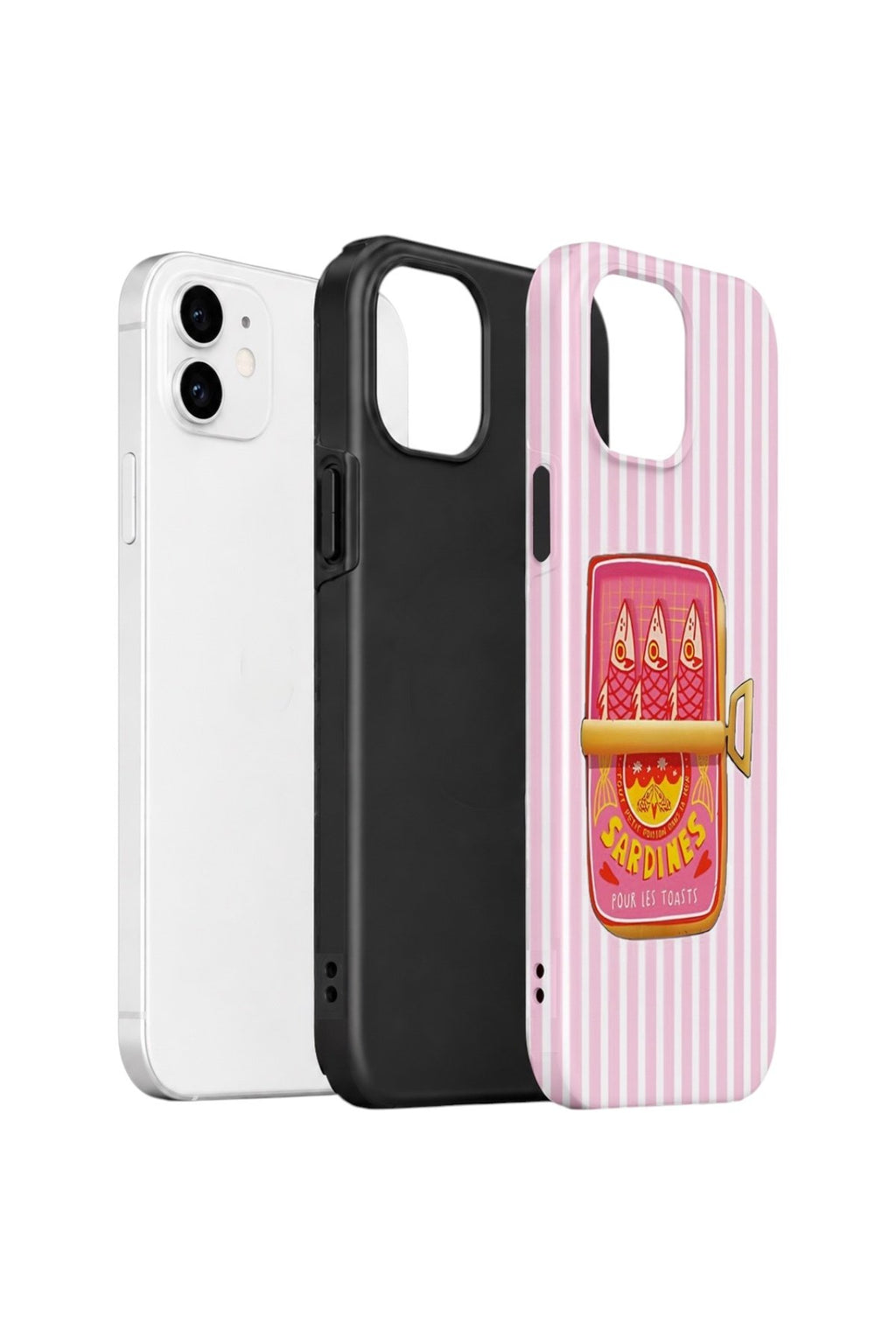 iPhone 11 Vorian Çift Katmanlı Kılıf Sardine Club Pink