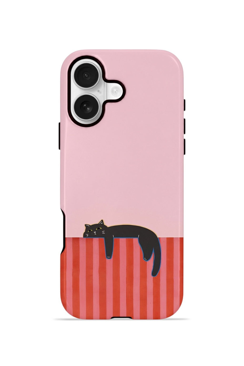 iPhone 16 Plus Vorian Çift Katmanlı Kılıf Lazy Cat Sunset