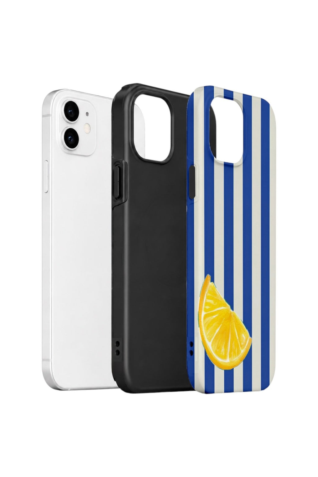 iPhone 11 Vorian Çift Katmanlı Kılıf Lemon Coast Stripe