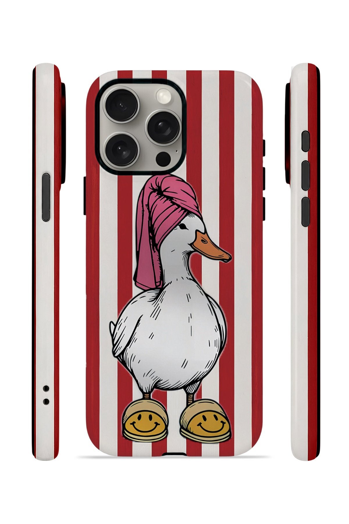 iPhone 15 Pro Vorian Çift Katmanlı MagSafe Kılıf Duchess Duck