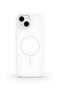 iPhone 14 Mag Core Akıllı MagSafe Animasyonlu Silikon Kılıf Beyaz