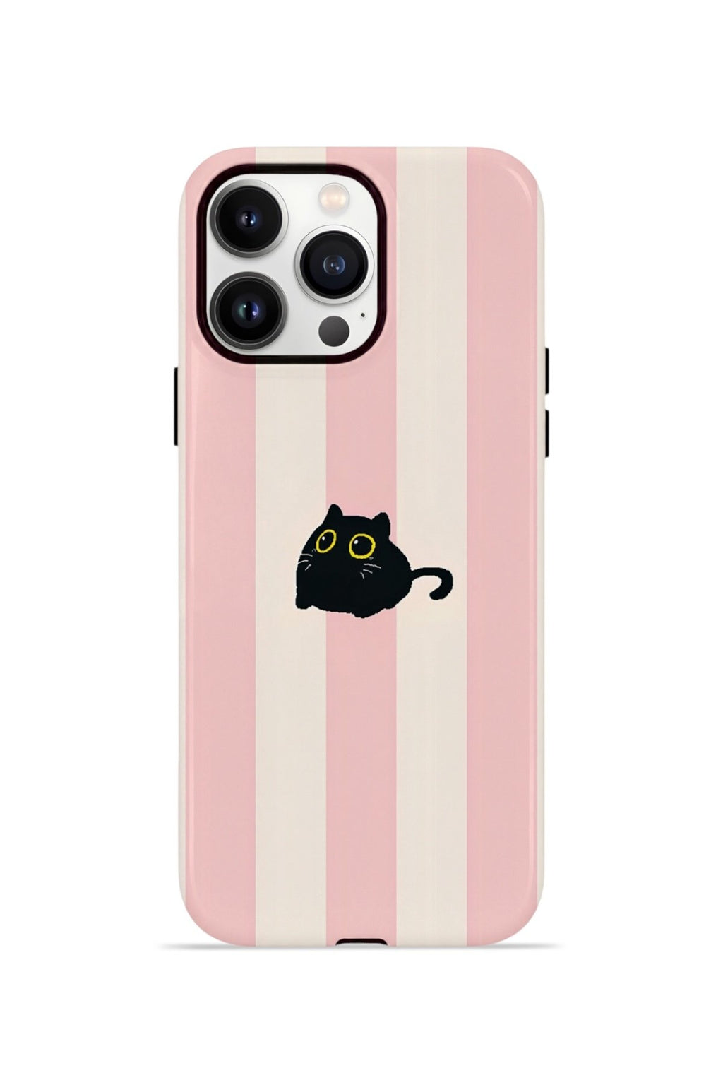 iPhone 13 Pro Max Vorian Çift Katmanlı Kılıf Midnight Cat Stripe