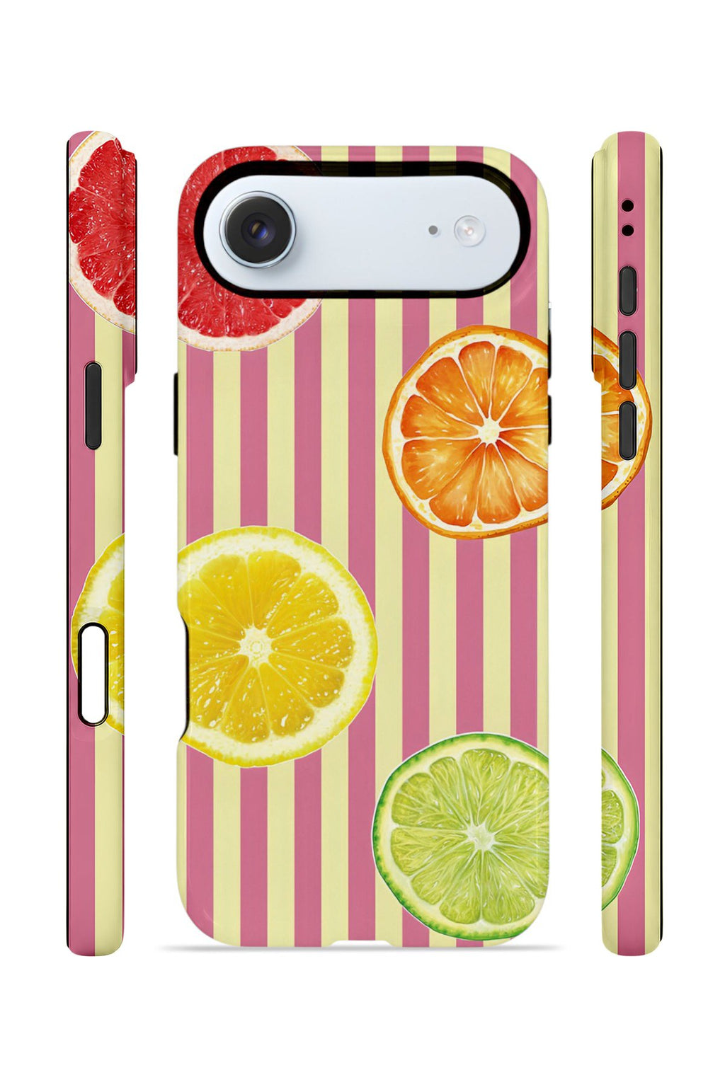 iPhone 17 Air Vorian Çift Katmanlı MagSafe Kılıf Citrus Fiesta Stripe