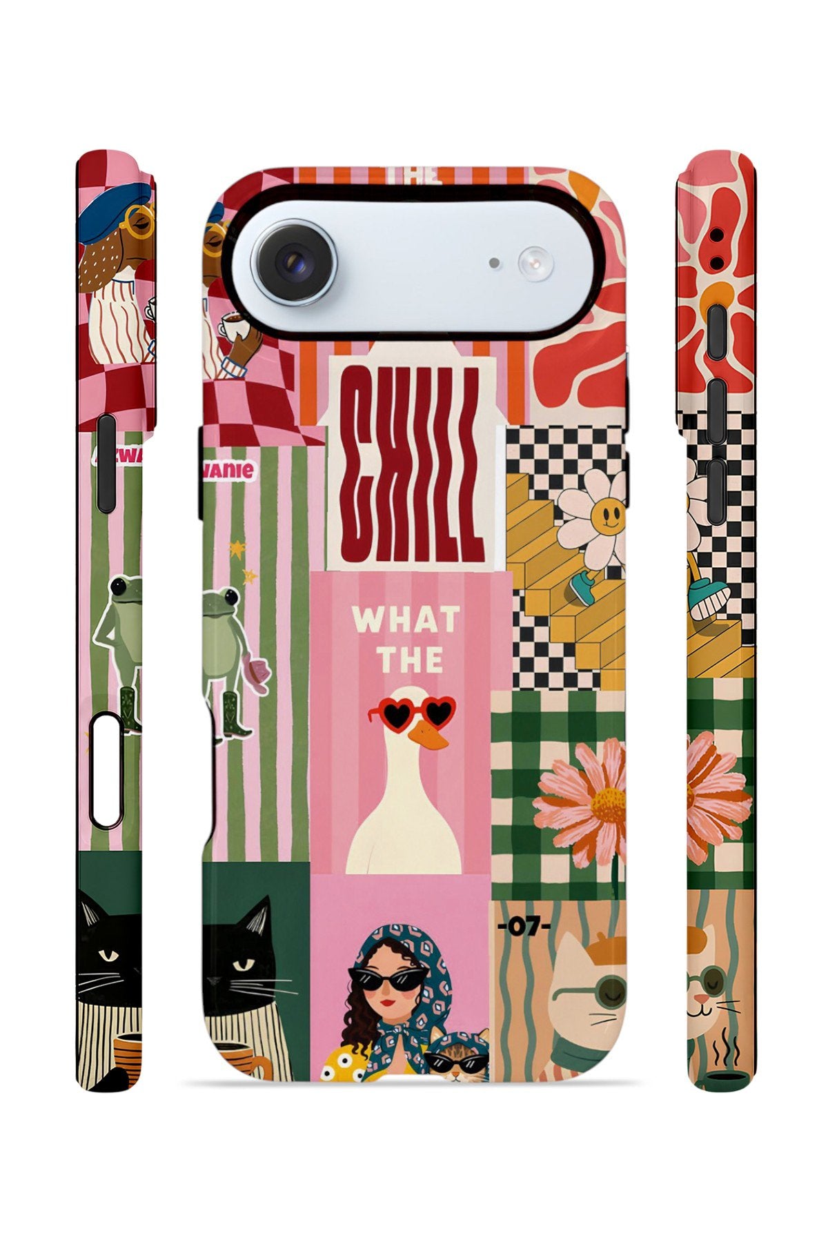 iPhone 17 Air Vorian Çift Katmanlı Kılıf Dolce Vita Collage