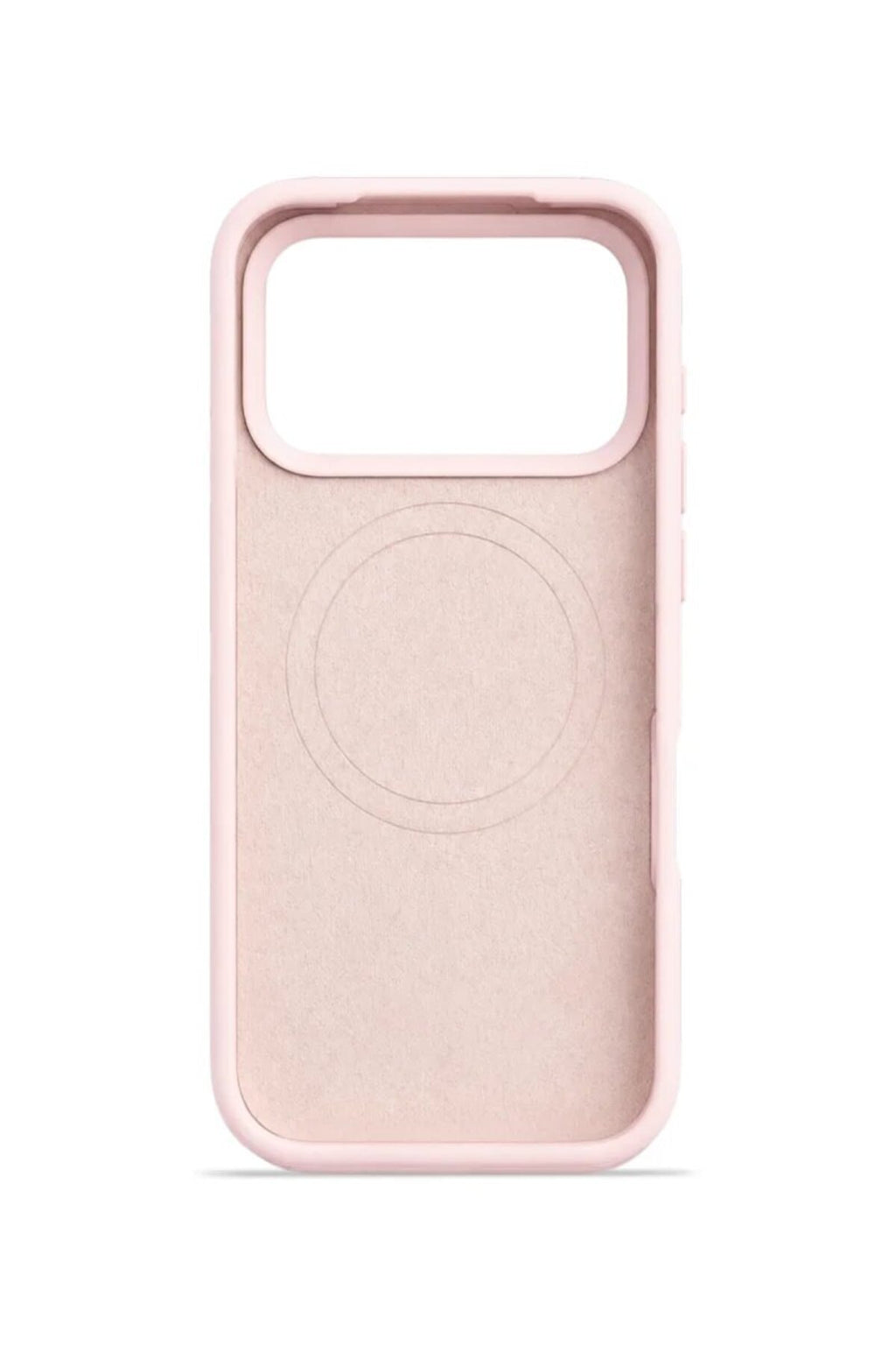 iPhone 17 Pro Max Mag Core Akıllı MagSafe Animasyonlu Silikon Kılıf Açık Pembe
