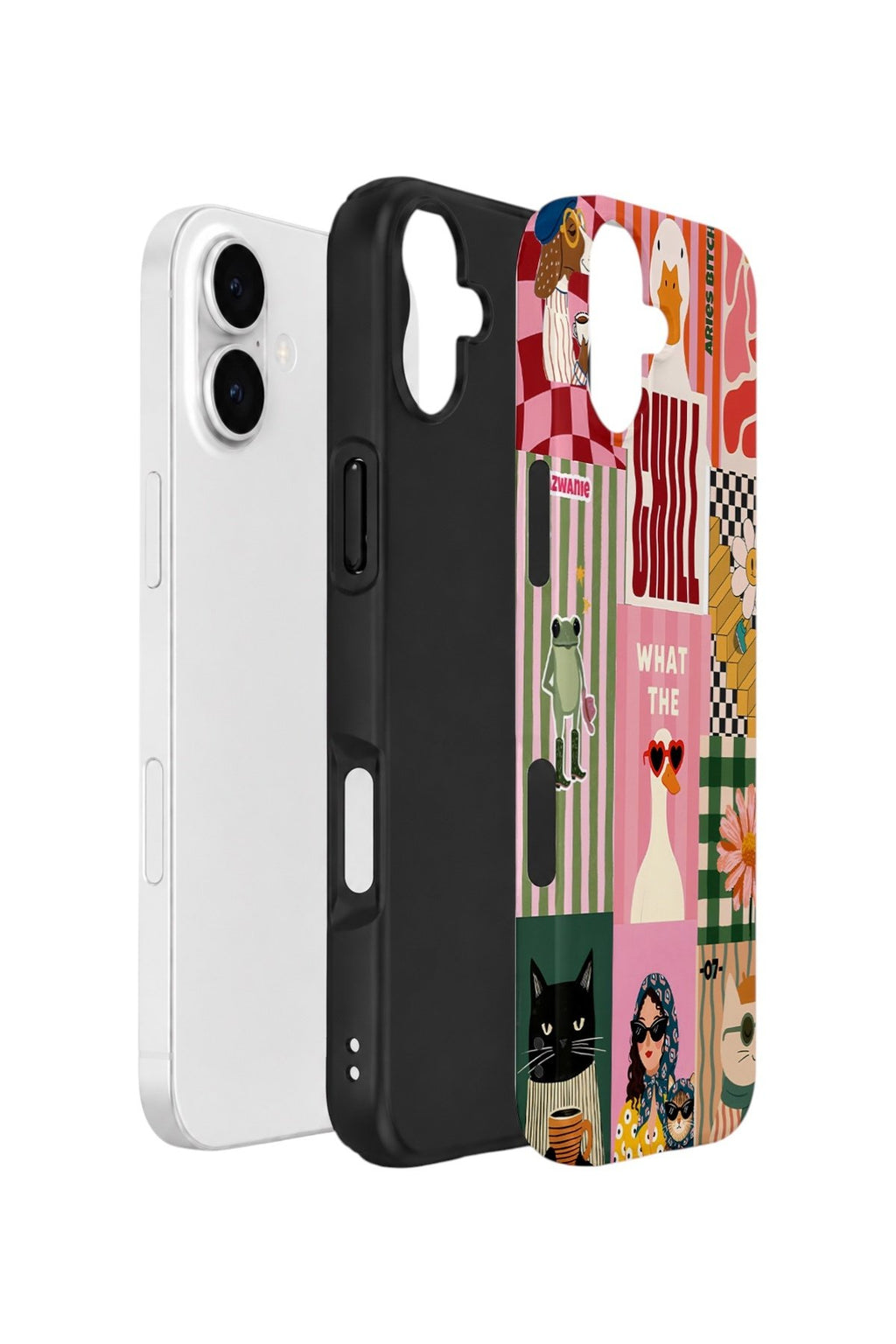 iPhone 17 Vorian Çift Katmanlı Kılıf Dolce Vita Collage