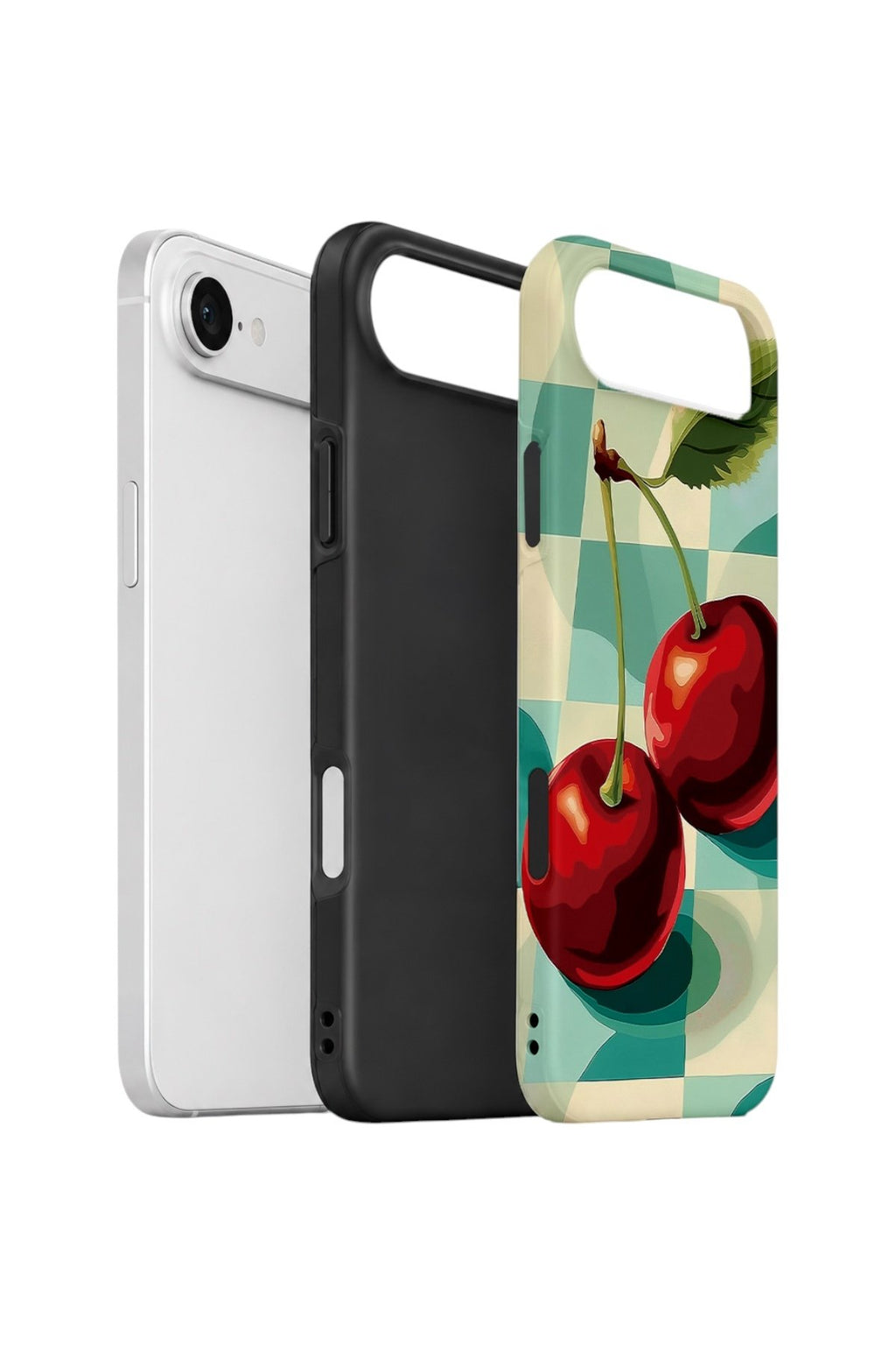 iPhone 17 Air Vorian Çift Katmanlı Kılıf Retro Cherry Pop