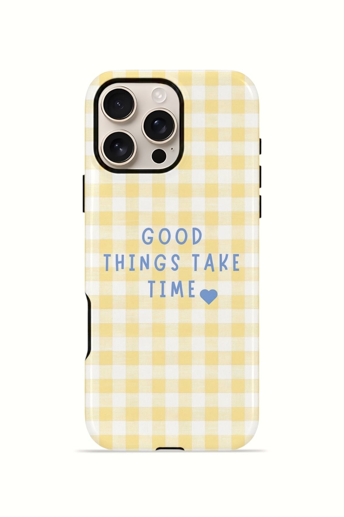 iPhone 16 Pro Vorian Çift Katmanlı MagSafe Kılıf Good Things Gingham